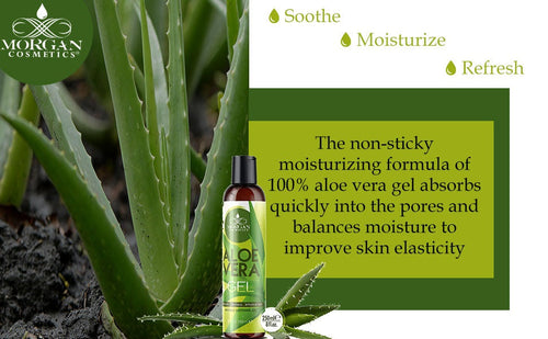 Load image into Gallery viewer, Morgan Cosmetics Pure Aloe Vera Gel 8 oz by Morgan Cosmetics
