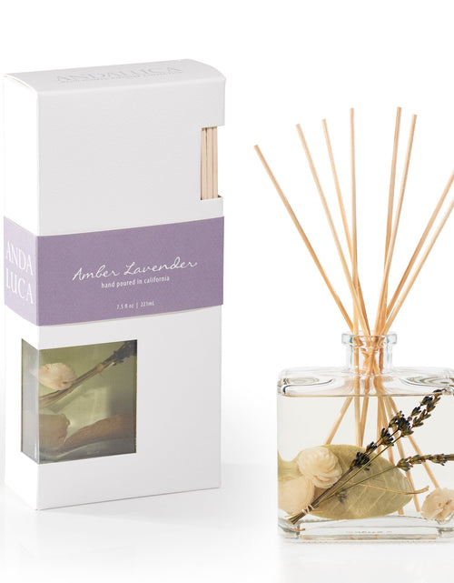 Load image into Gallery viewer, Amber Lavender Reed Diffuser by Andaluca Home
