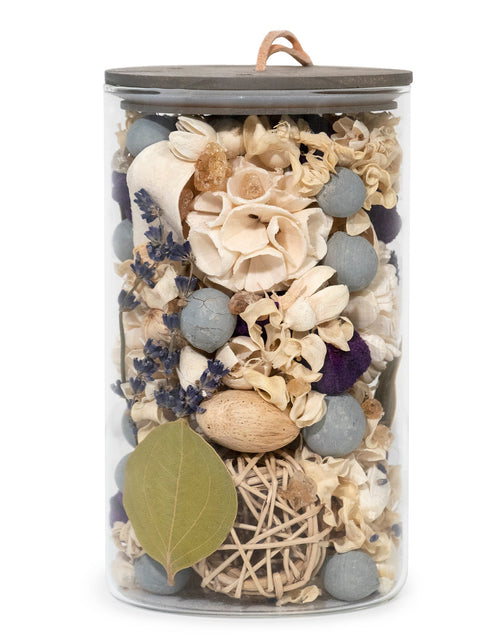 Load image into Gallery viewer, Amber Lavender Potpourri Jar by Andaluca Home
