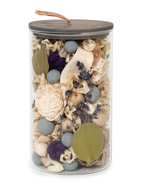 Load image into Gallery viewer, Amber Lavender Potpourri Jar by Andaluca Home

