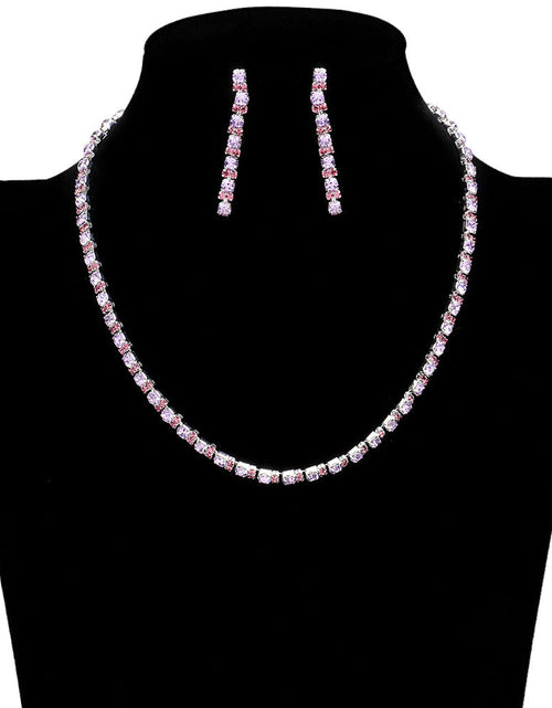 Load image into Gallery viewer, Rhinestone Cluster Jewelry Set by Madeline Love
