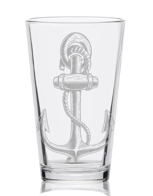 Load image into Gallery viewer, MARINE &amp; OCEAN Pint Glasses by LumEngrave
