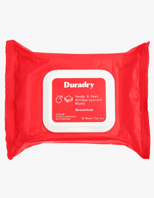Load image into Gallery viewer, Duradry Antiperspirant Wipes for Hands &amp; Feet by Duradry
