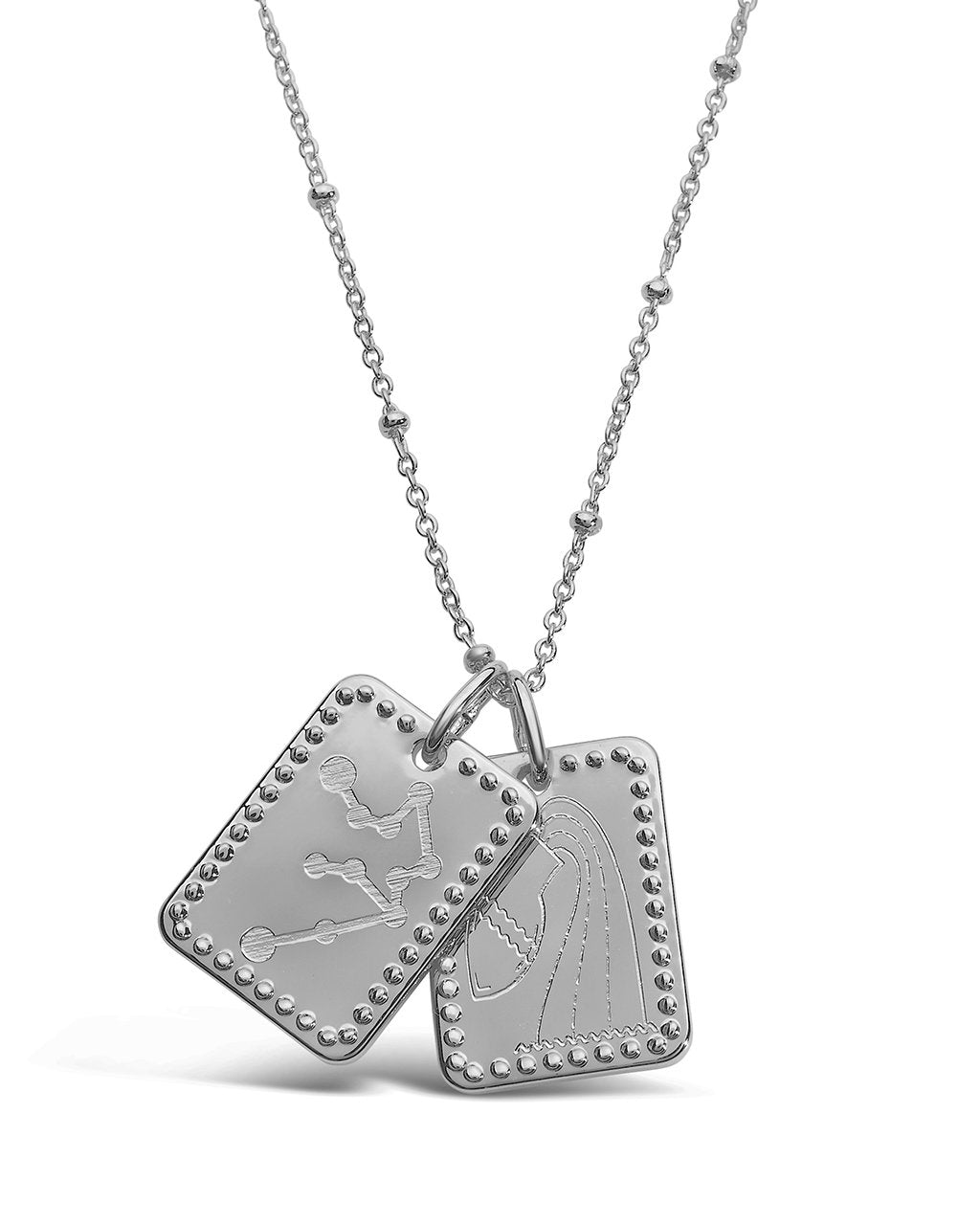 Zodiac Tag Necklace by Sterling Forever