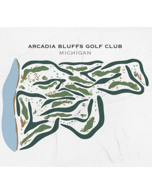 Load image into Gallery viewer, Arcadia Bluffs Golf Club, Michigan - Printed Golf Courses by Golf Course Prints
