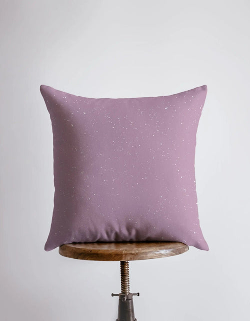 Load image into Gallery viewer, Arctic Penguin | Purple Pillow Cover | Home Décor | Throw Pillow | Snowflake Pillow | Christmas Pillow | Modern Home Decor | Unique Home Decor by UniikPillows
