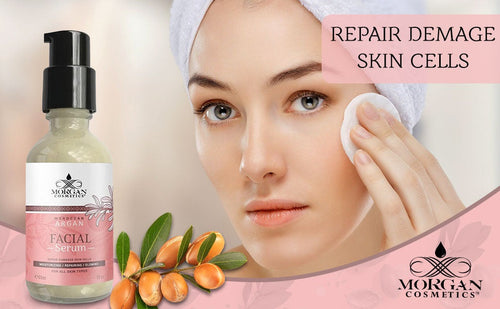 Load image into Gallery viewer, Argan Facial Serum 2 oz by Morgan Cosmetics
