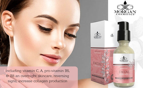 Load image into Gallery viewer, Argan Facial Serum 2 oz by Morgan Cosmetics

