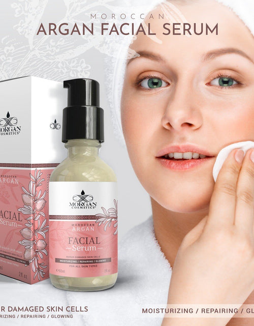 Load image into Gallery viewer, Argan Facial Serum 2 oz by Morgan Cosmetics
