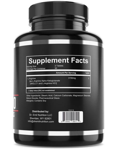 Load image into Gallery viewer, Goliath - ARGININE 3000 by Dr Emil Nutrition
