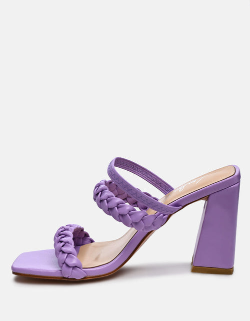 Load image into Gallery viewer, arnie Ddual braided strap block heel sandals by London Rag
