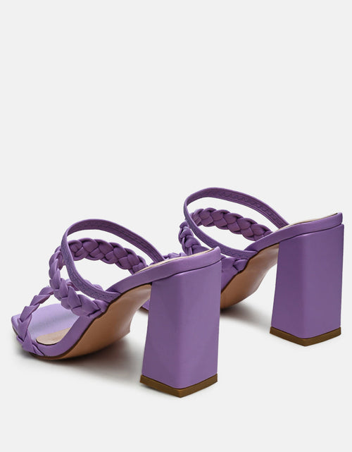 Load image into Gallery viewer, arnie Ddual braided strap block heel sandals by London Rag
