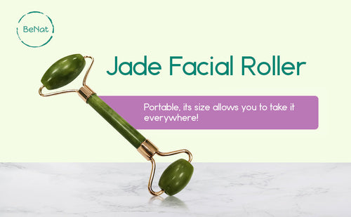 Load image into Gallery viewer, Jade Facial Roller by BeNat

