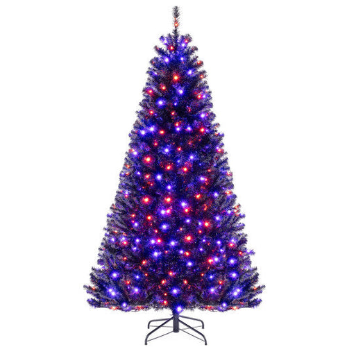 Load image into Gallery viewer, 6/7/8 Feet Artificial Christmas Tree with 6 Lighting Modes and Spooky Sounds-7 ft
