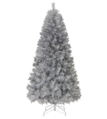 Artificial Xmas Tree with Branch Tips and Warm White LED Lights-6FT