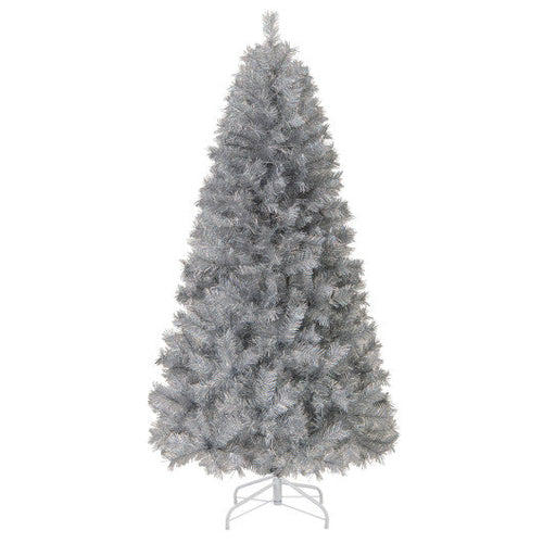 Load image into Gallery viewer, Artificial Xmas Tree with Branch Tips and Warm White LED Lights-6FT
