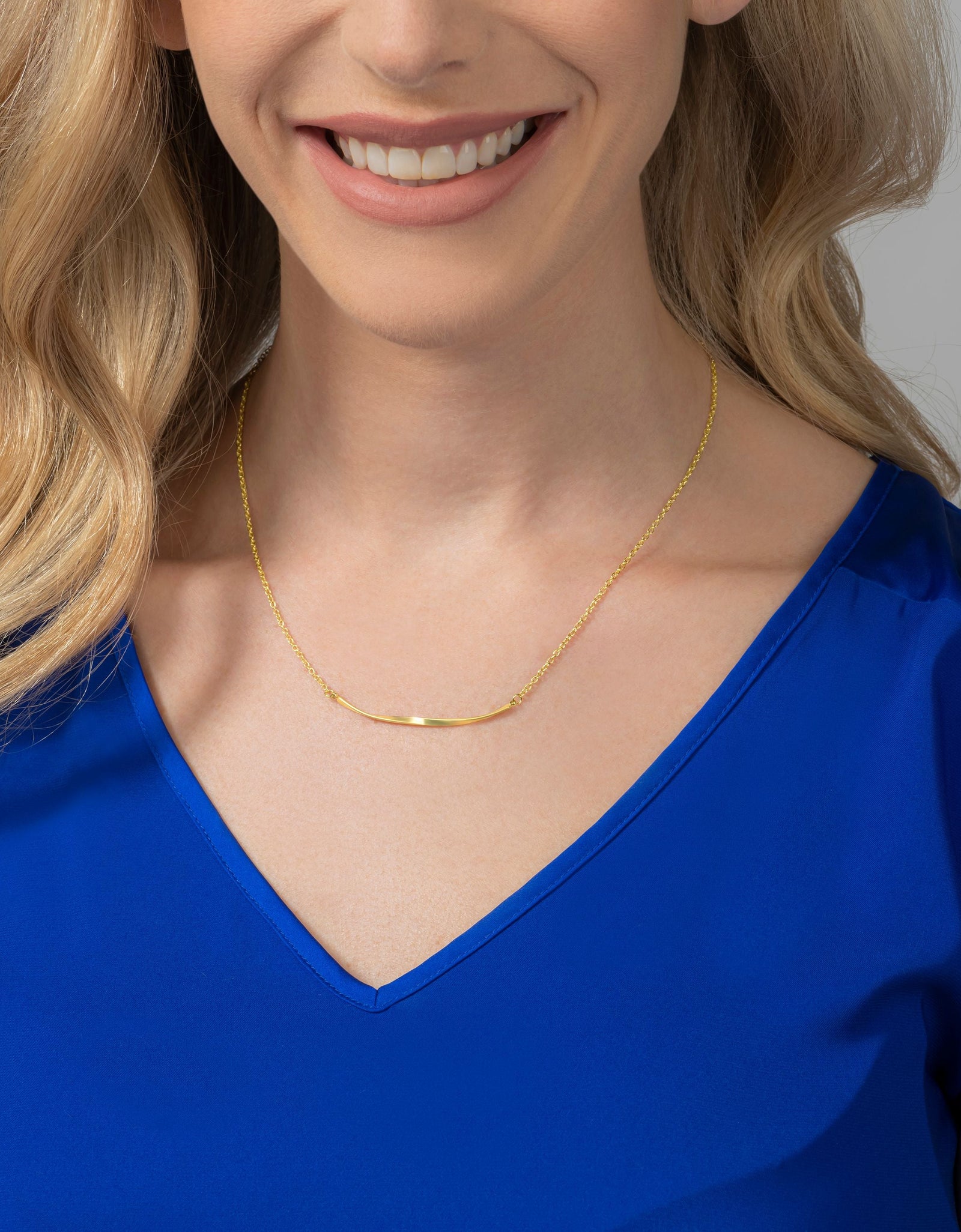 Arvo Mobius Bar Necklace - Gold by Arvo