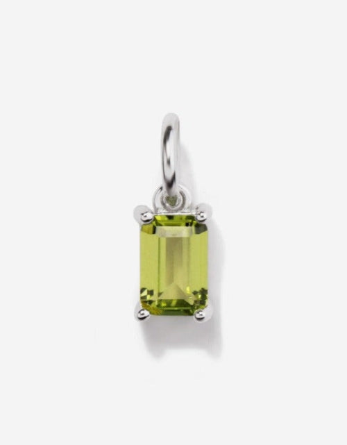 Load image into Gallery viewer, Peridot Silver Charm by Little Sky Stone

