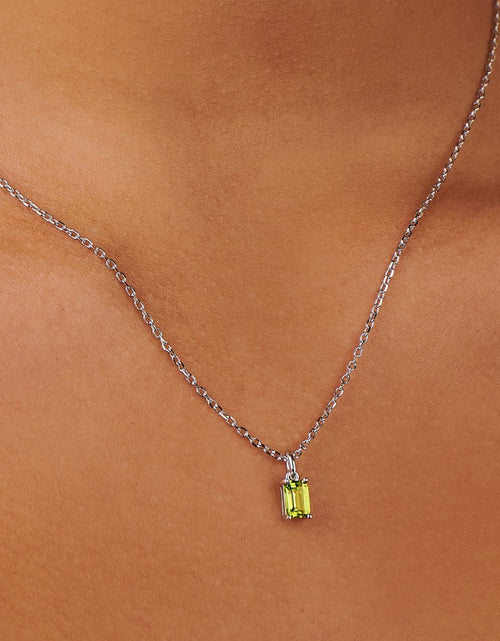 Load image into Gallery viewer, Peridot Silver Charm by Little Sky Stone
