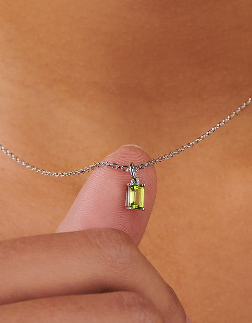 Load image into Gallery viewer, Peridot Silver Charm by Little Sky Stone

