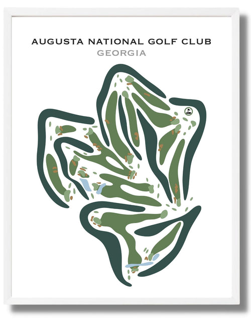 Load image into Gallery viewer, Augusta National Golf Club, Georgia - Printed Golf Courses by Golf Course Prints
