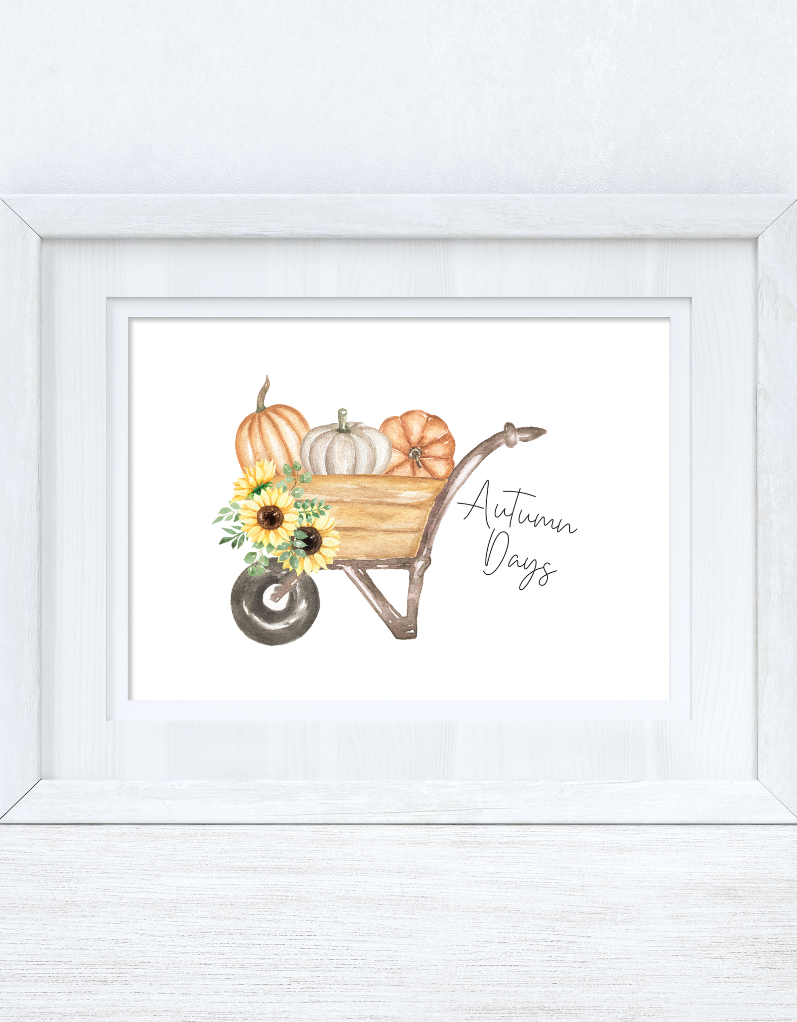 Autumn Days Autumn Seasonal Wall Home Decor Print by WinsterCreations™ Official Store