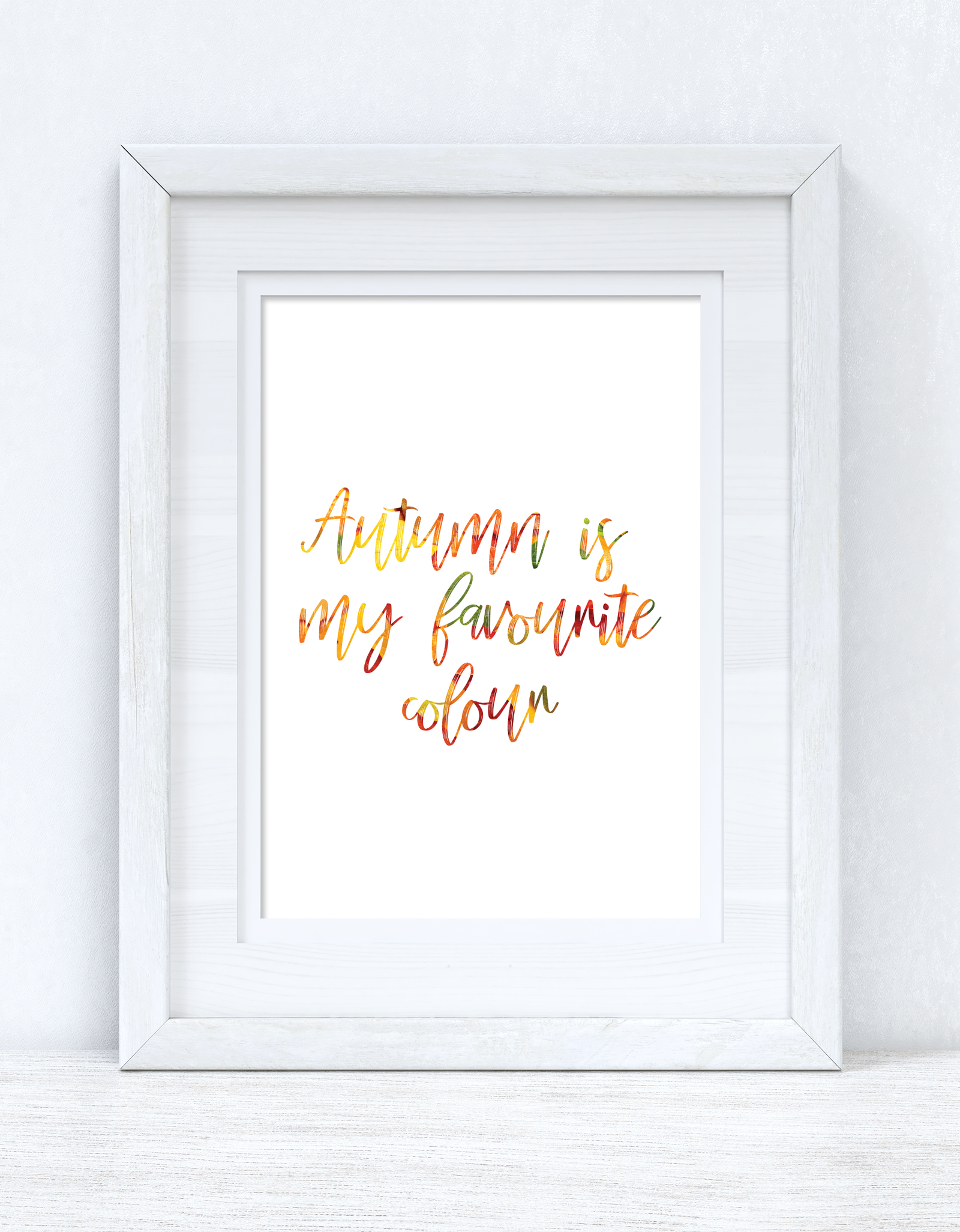 Autumn Is My Favourite Colour Autumn Seasonal Wall Home Decor Print by WinsterCreations™ Official Store