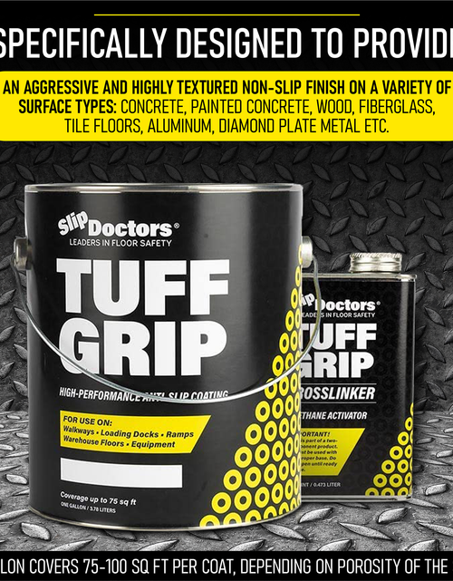 Load image into Gallery viewer, Tuff Grip or Tuff Grip Extreme - Aggressive Traction Non-Skid Floor Paint by SlipDoctors
