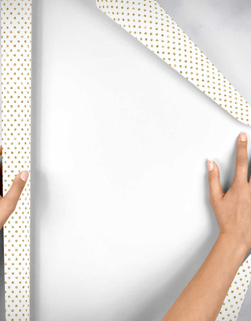 Load image into Gallery viewer, Holographic Gold Dots Gift Wrap by Present Paper
