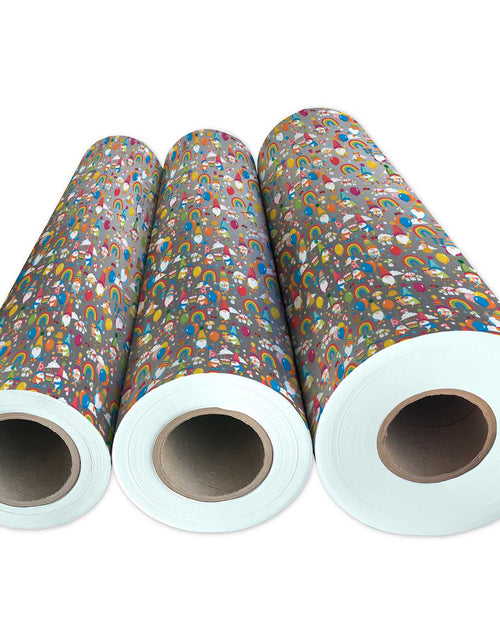 Load image into Gallery viewer, Birthday Gnomes Gift Wrap by Present Paper
