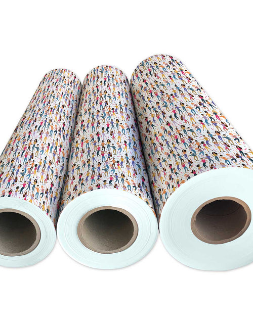 Load image into Gallery viewer, Dance Party Gift Wrap by Present Paper

