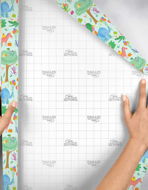 Load image into Gallery viewer, Jungle Party Birthday Gift Wrap by Present Paper

