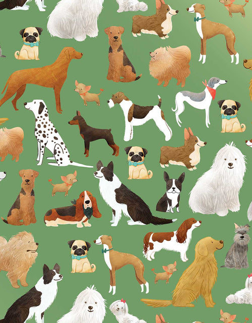 Load image into Gallery viewer, Best in Show Dogs Gift Wrap by Present Paper
