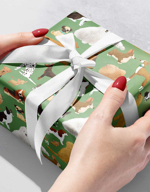 Load image into Gallery viewer, Best in Show Dogs Gift Wrap by Present Paper
