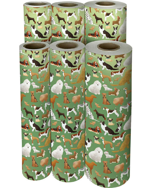 Load image into Gallery viewer, Best in Show Dogs Gift Wrap by Present Paper
