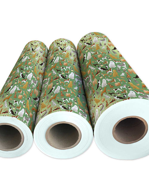 Load image into Gallery viewer, Best in Show Dogs Gift Wrap by Present Paper
