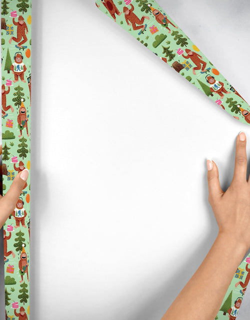Load image into Gallery viewer, Bigfoot Party Birthday Gift Wrap by Present Paper
