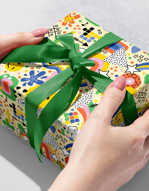 Load image into Gallery viewer, Happy Party Kid's Gift Wrap by Present Paper
