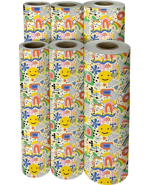 Load image into Gallery viewer, Happy Party Kid's Gift Wrap by Present Paper

