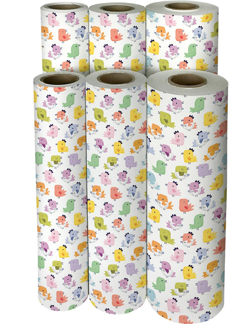 Load image into Gallery viewer, Baby Chicks Baby Gift Wrap by Present Paper
