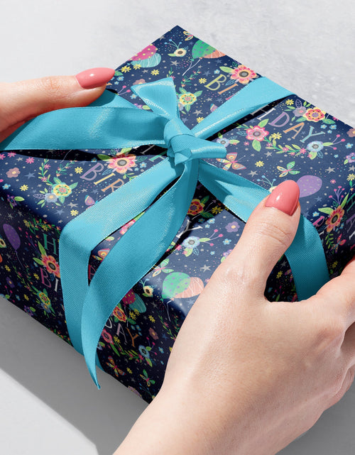 Load image into Gallery viewer, Beautiful Birthday Gift Wrap by Present Paper
