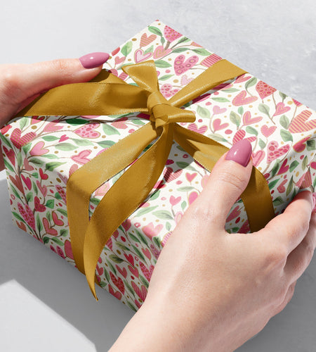 Love Grows Gift Wrap by Present Paper