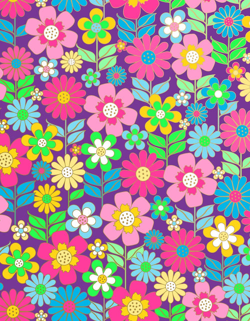 Load image into Gallery viewer, Dazzling Daisies Floral Gift Wrap by Present Paper
