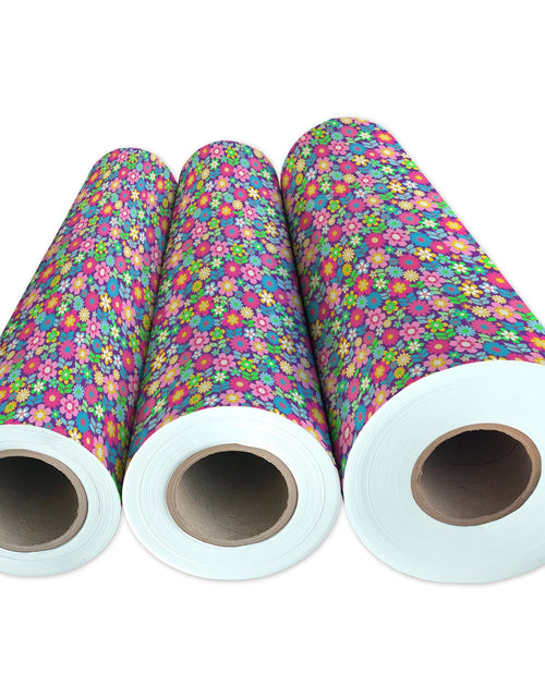 Load image into Gallery viewer, Dazzling Daisies Floral Gift Wrap by Present Paper
