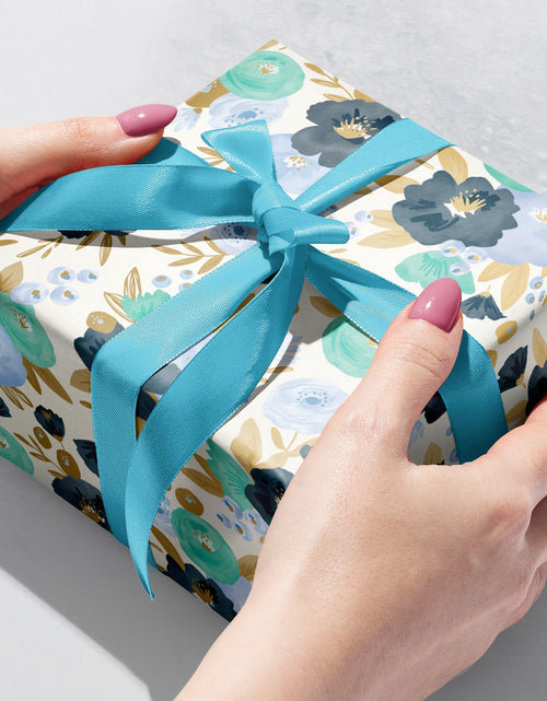 Load image into Gallery viewer, Fresh Flowers Floral Gift Wrap by Present Paper
