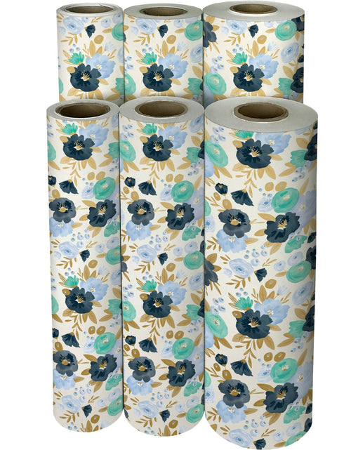 Load image into Gallery viewer, Fresh Flowers Floral Gift Wrap by Present Paper
