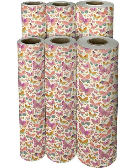 Load image into Gallery viewer, Beautiful Butterflies Gift Wrap by Present Paper
