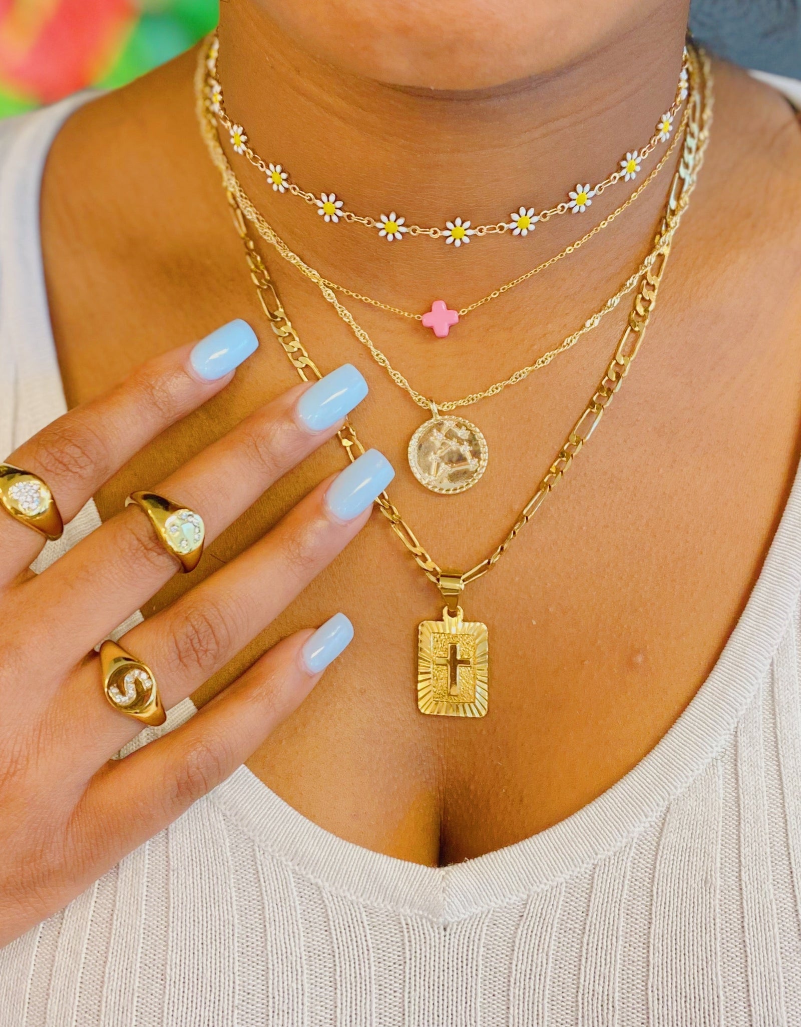 Shine Me Initial Ring by Ellisonyoung.com