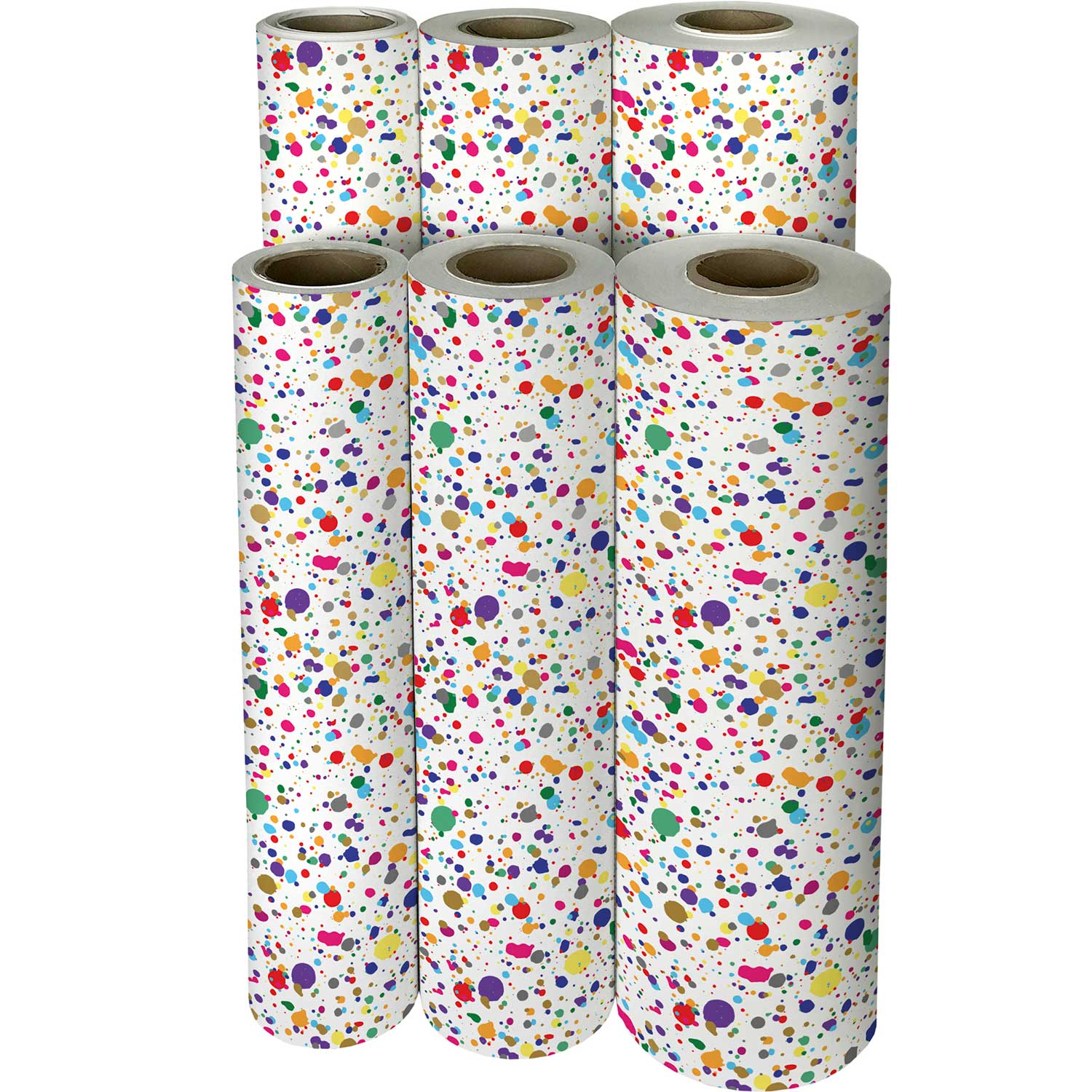 Paint Splatter Gift Wrap by Present Paper