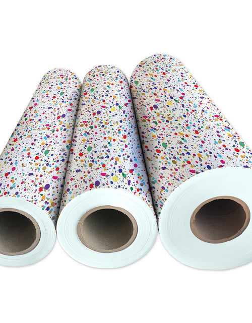 Load image into Gallery viewer, Paint Splatter Gift Wrap by Present Paper
